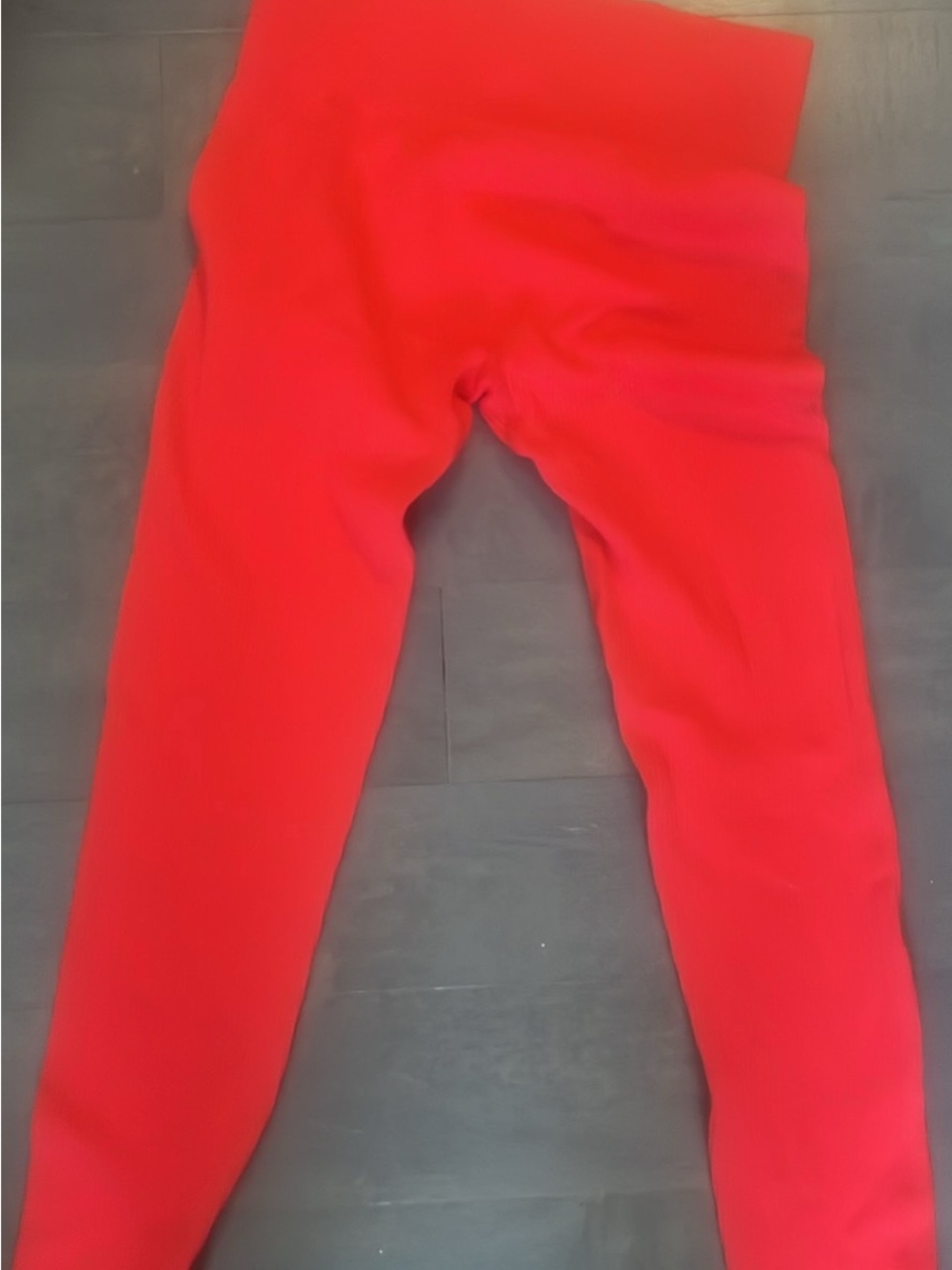 Women’s one size leggings bright Red